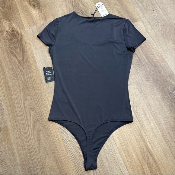 NWT Express Gray Contour Bodysuit - Picture 2 of 4